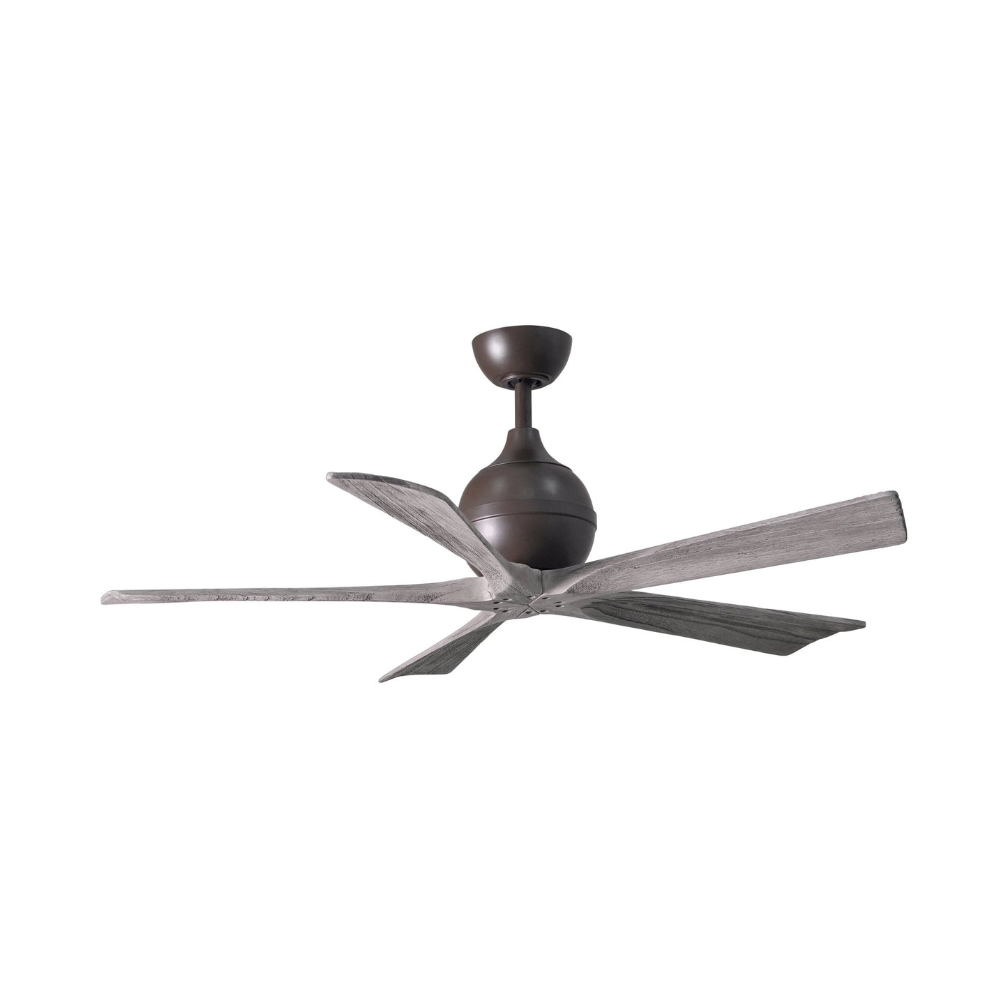 Irene Ceiling Fan in Textured Bronze/Barn Wood (5-Blade/52-Inch).