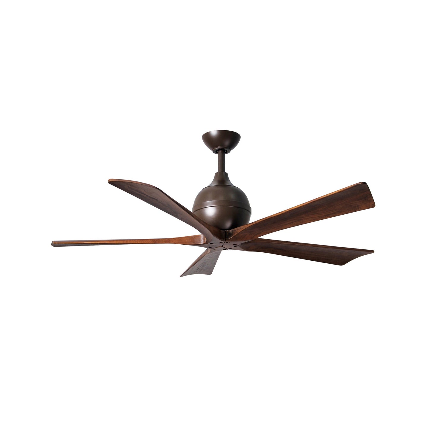 Irene Ceiling Fan in Textured Bronze/Walnut (5-Blade/52-Inch).