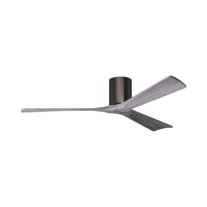 Irene IR3H Indoor / Outdoor Ceiling Fan in Brushed Bronze/Barn Wood (60-Inch).