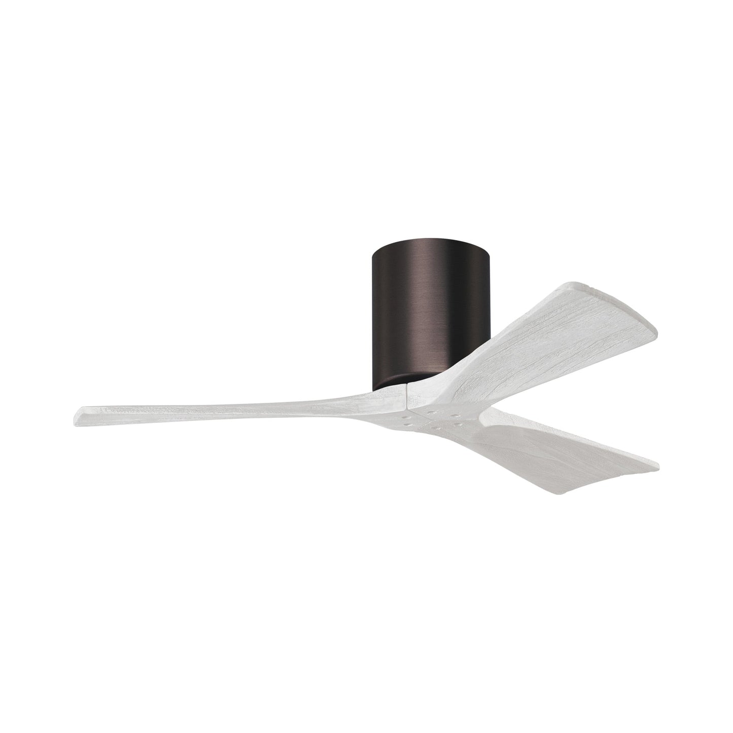 Irene IR3H Indoor / Outdoor Ceiling Fan in Brushed Bronze/Matte White (42-Inch).