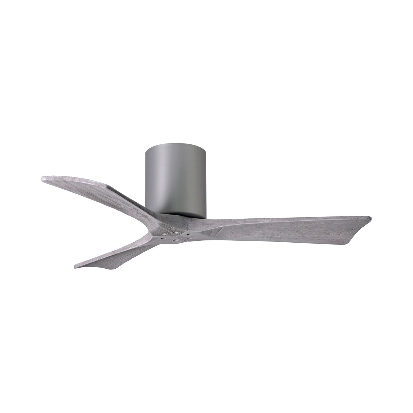 Irene IR3H Indoor / Outdoor Ceiling Fan in Brushed Nickel/Barn Wood (42-Inch).