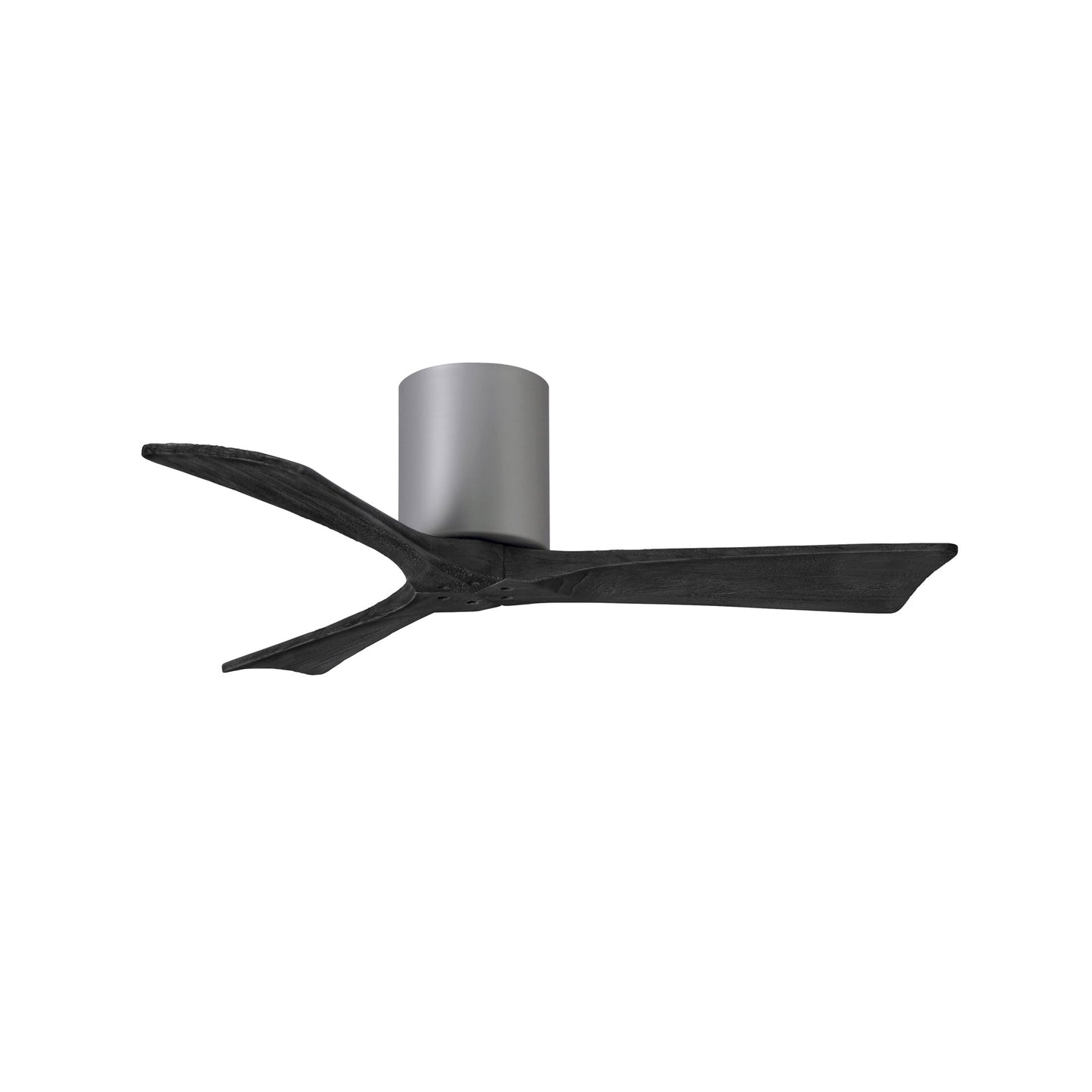 Irene IR3H Indoor / Outdoor Ceiling Fan in Brushed Nickel/Matte Black (42-Inch).