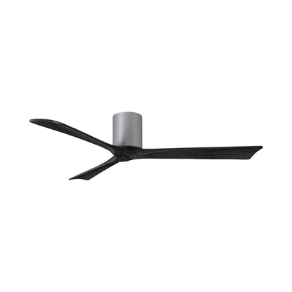 Irene IR3H Indoor / Outdoor Ceiling Fan in Brushed Nickel/Matte Black (60-Inch).