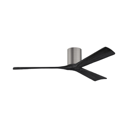 Irene IR3H Indoor / Outdoor Ceiling Fan in Brushed Pewter/Matte Black (60-Inch).