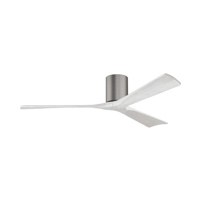 Irene IR3H Ceiling Fan in Brushed Pewter/Matte White (60-Inch).