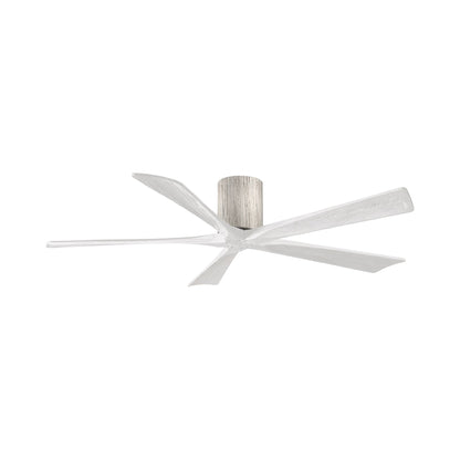 Irene IR5H Indoor / Outdoor Ceiling Fan in Barn Wood/Matte White (60-Inch).