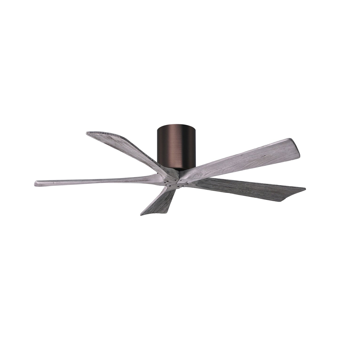 Irene IR5H Indoor / Outdoor Ceiling Fan in Brushed Bronze/Barn Wood (52-Inch).