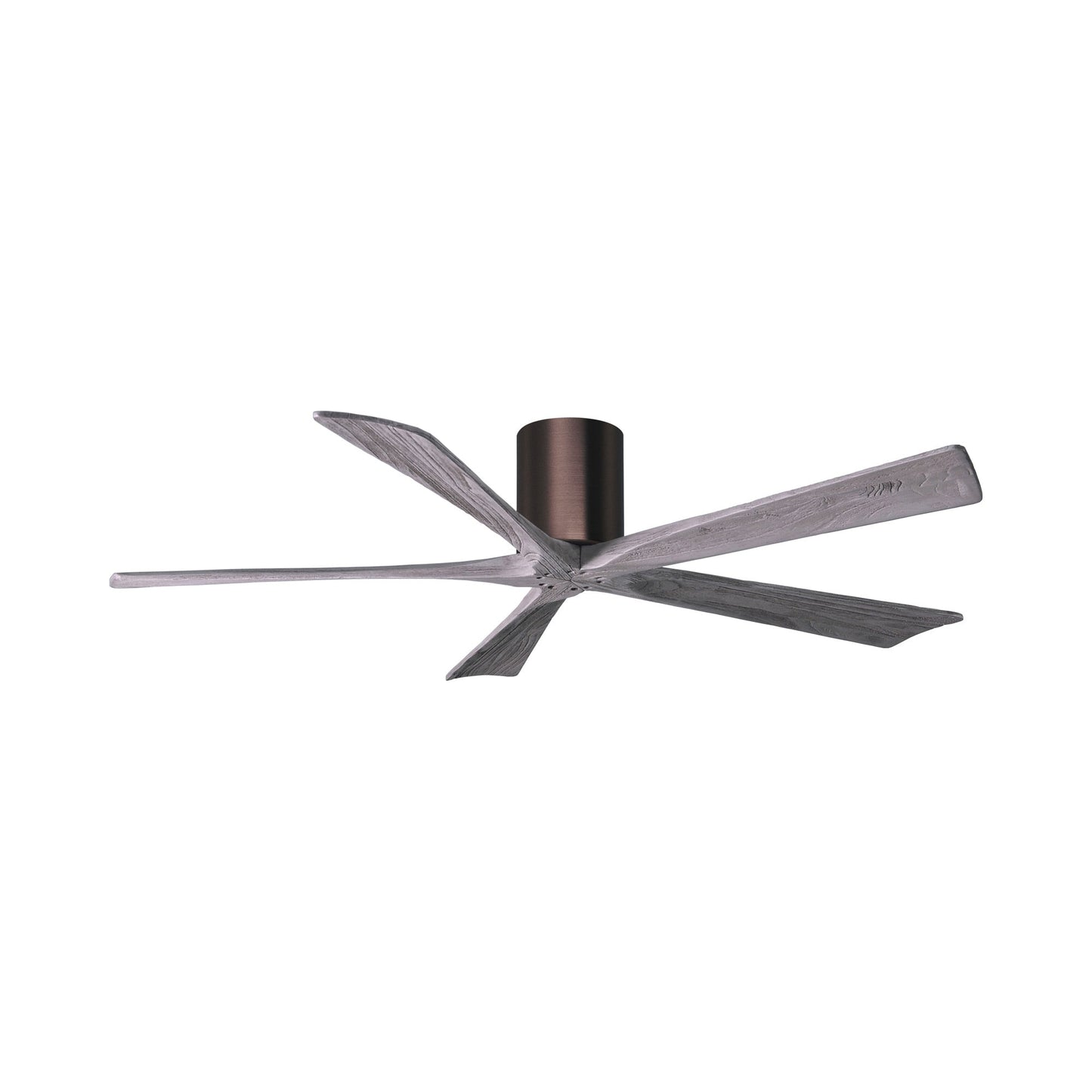 Irene IR5H Indoor / Outdoor Ceiling Fan in Brushed Bronze/Barn Wood (60-Inch).