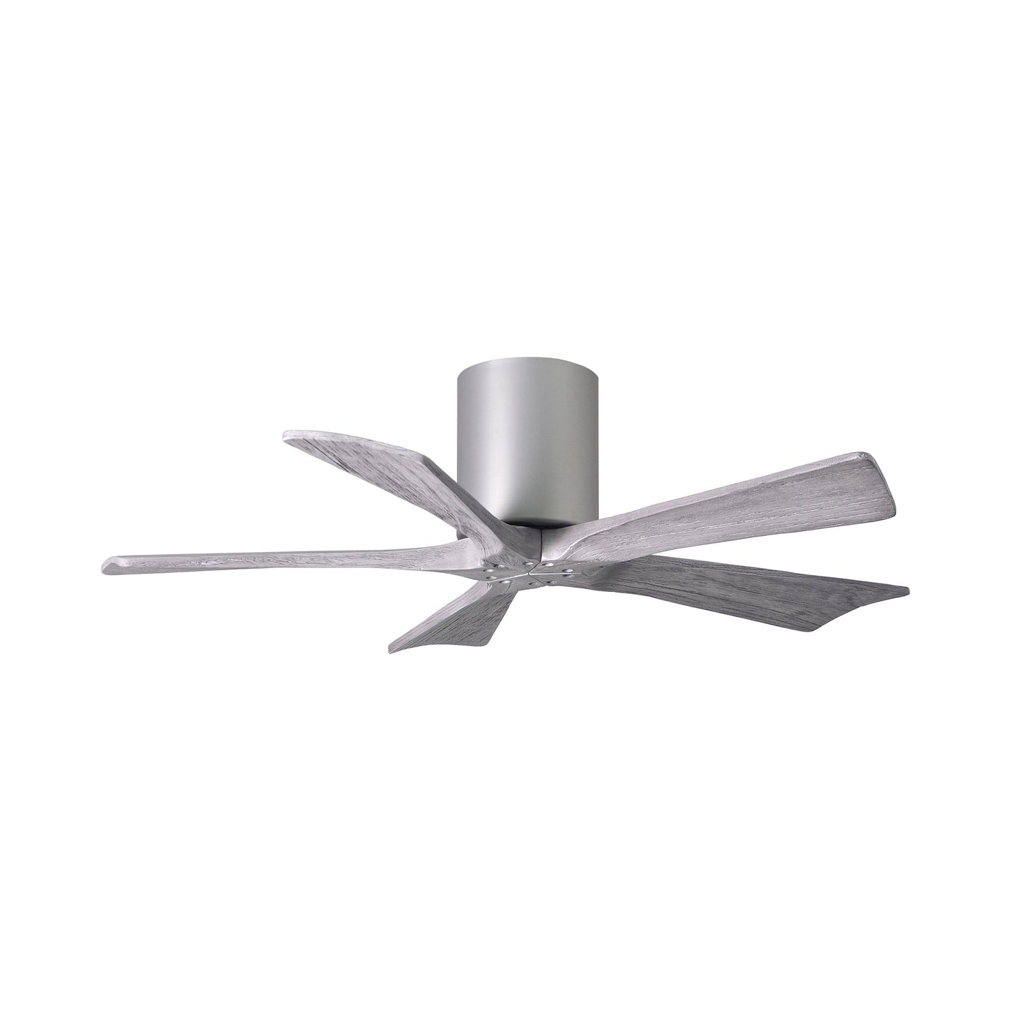 Irene IR5H Indoor / Outdoor Ceiling Fan in Brushed Nickel/Barn Wood (42-Inch).