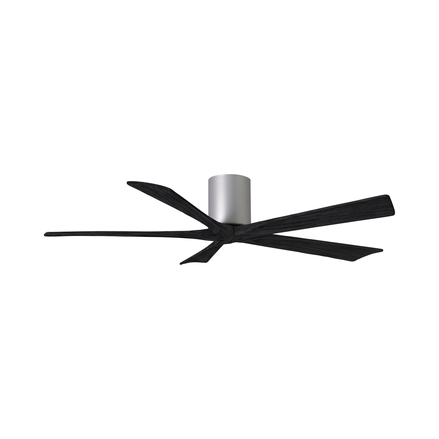 Irene IR5H Indoor / Outdoor Ceiling Fan in Brushed Nickel/Matte Black (60-Inch).