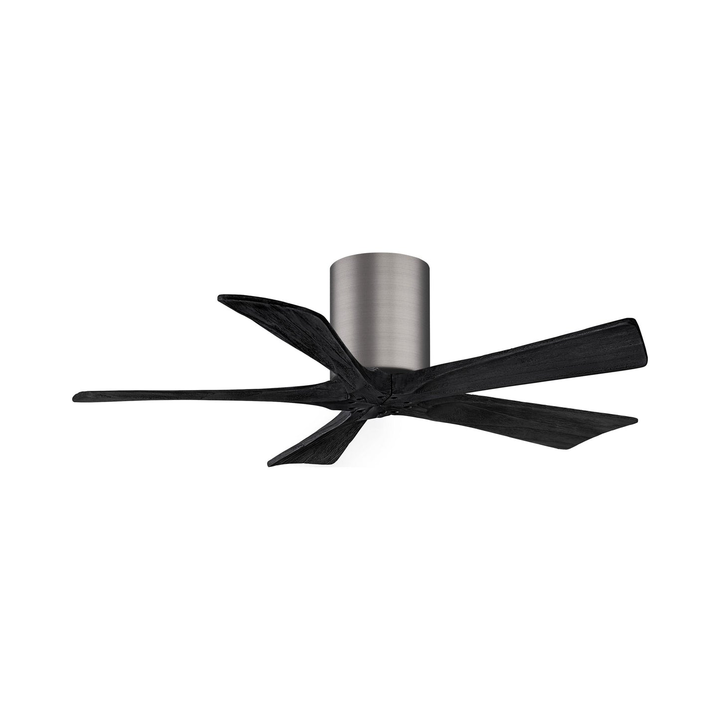 Irene IR5H Indoor / Outdoor Ceiling Fan in Brushed Pewter/Matte Black (42-Inch).