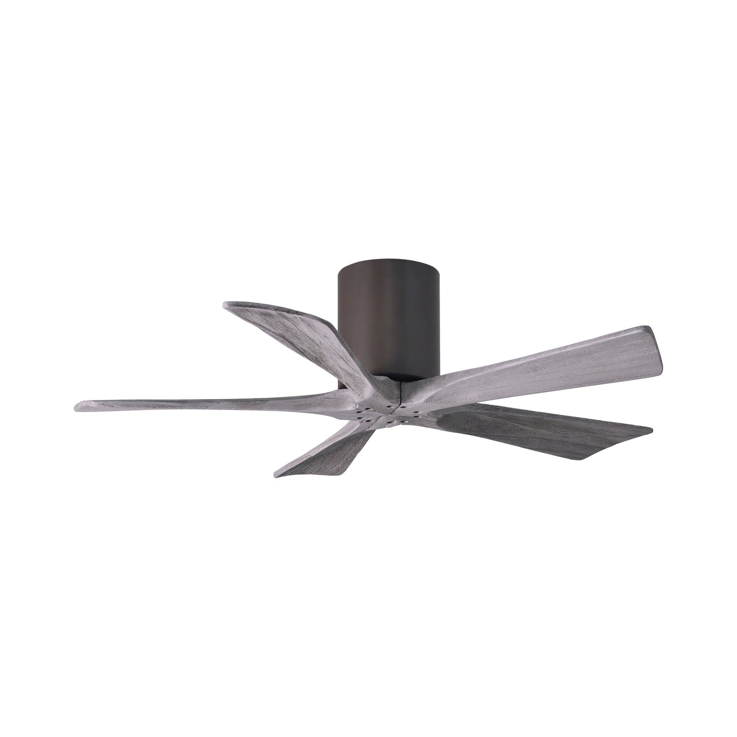 Irene IR5H Flush Mount Ceiling Fan in Textured Bronze/Barn Wood (42-Inch).