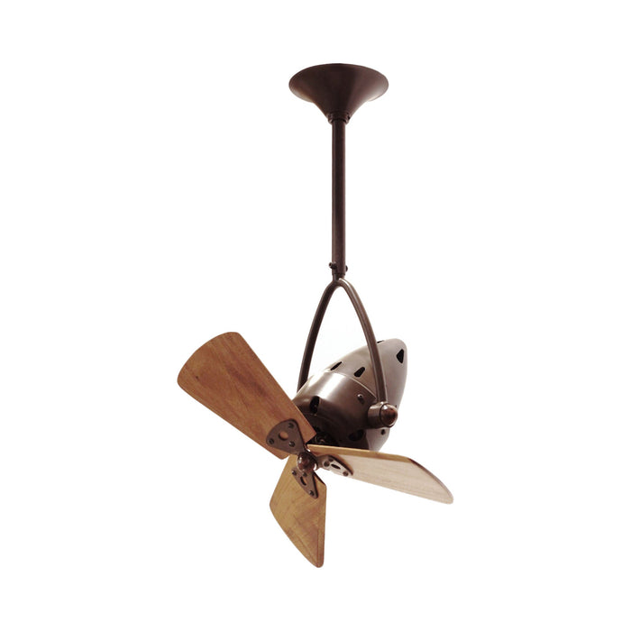Jarold Direcional Ceiling Fan in Bronzette/Wood.