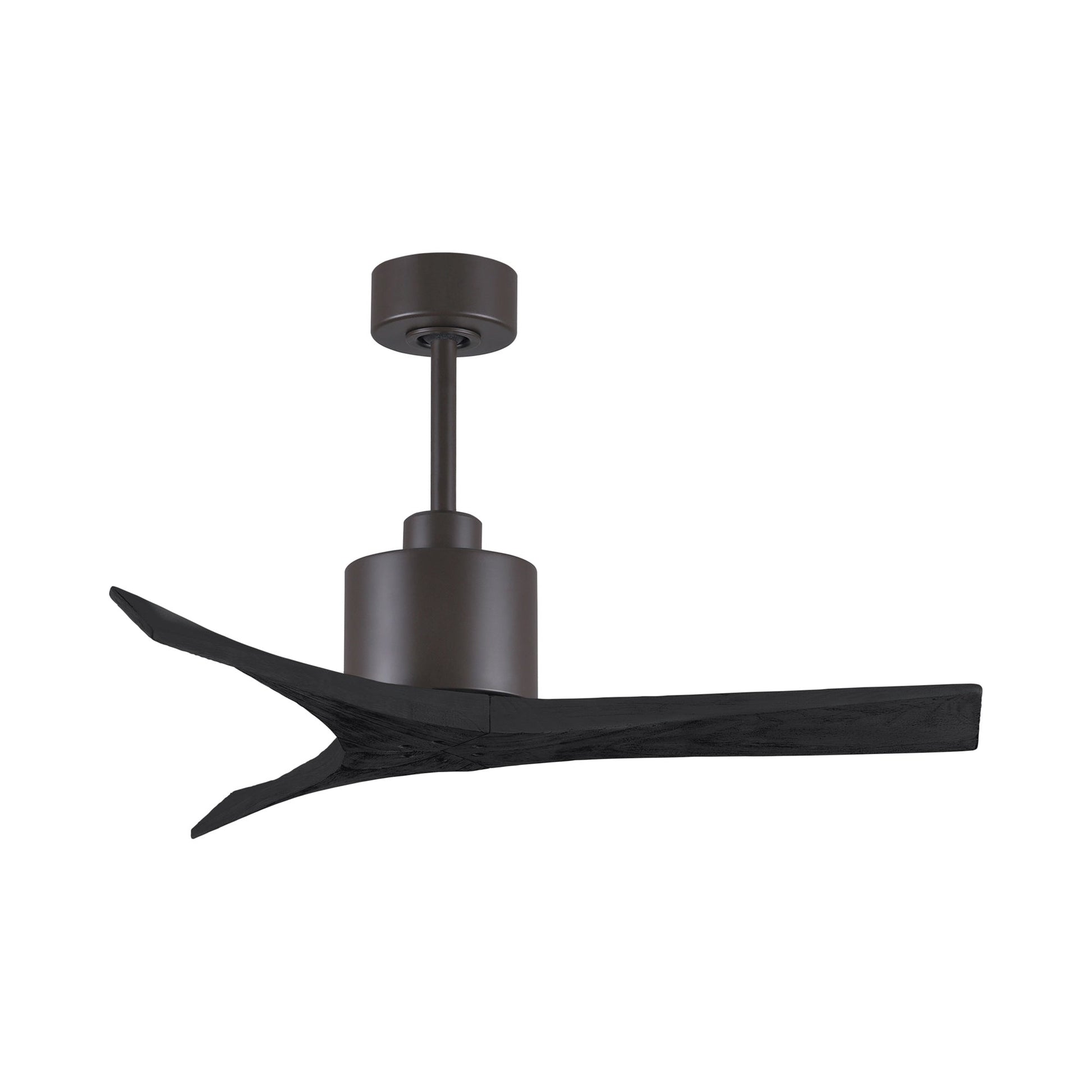 Mollywood Indoor / Outdoor Ceiling Fan in Textured Bronze/Matte Black (42-Inch).