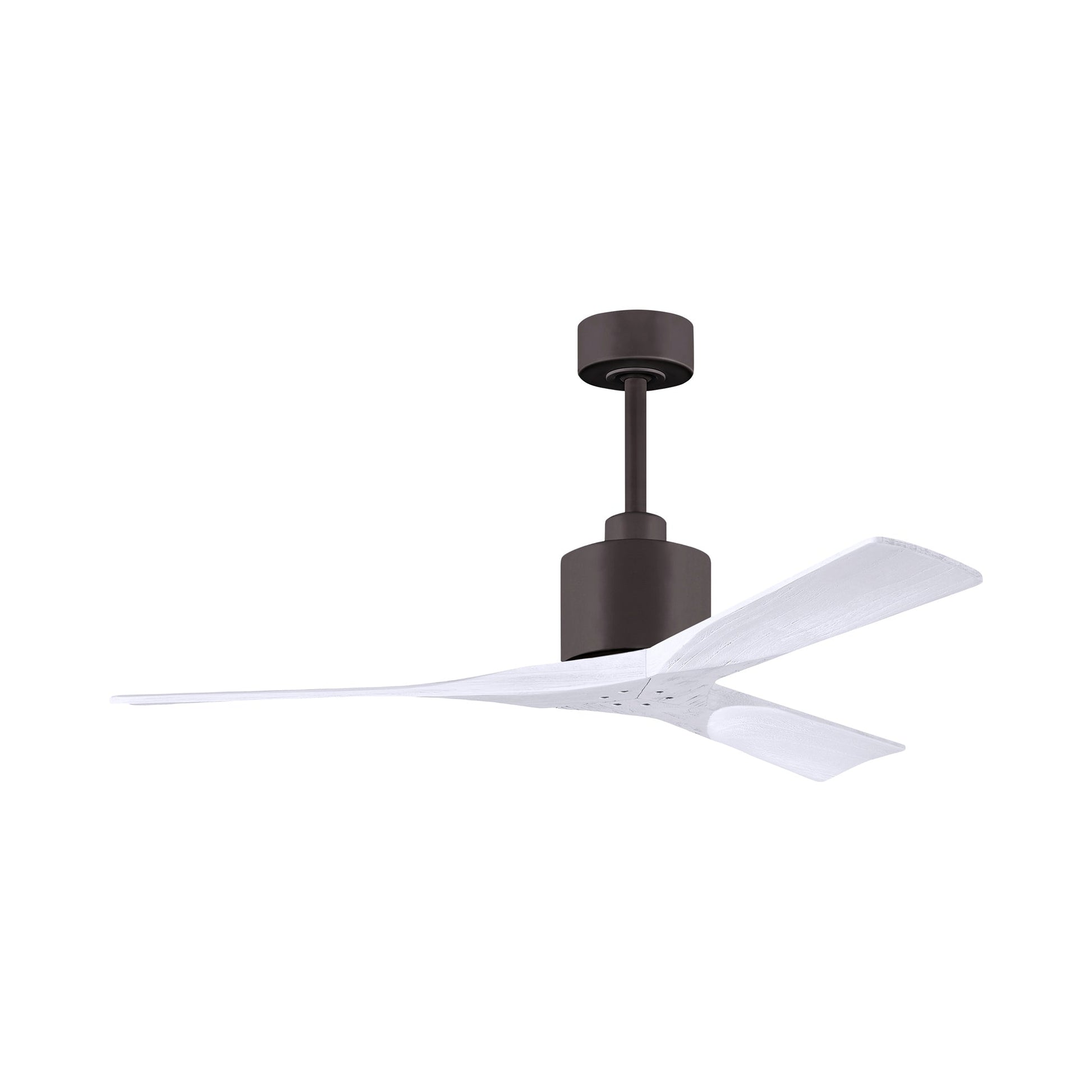 Nan Ceiling Fan in Textured Bronze/Matte White (52-Inch ).