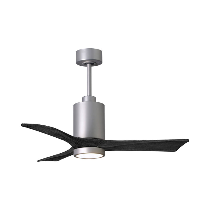 Patricia 3 LED Ceiling Fan in Brushed Nickel/Matte Black (42-Inch).