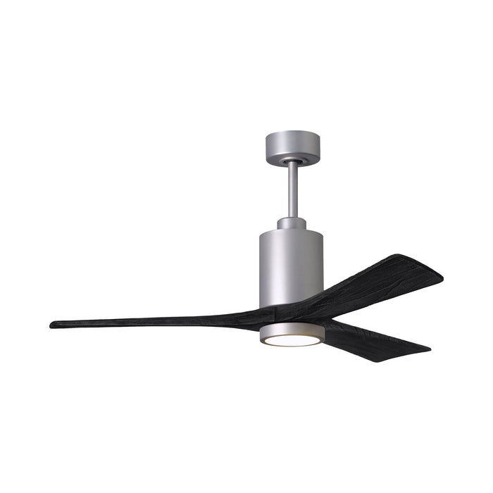 Patricia 3 LED Ceiling Fan in Brushed Nickel/Matte Black (52-Inch).