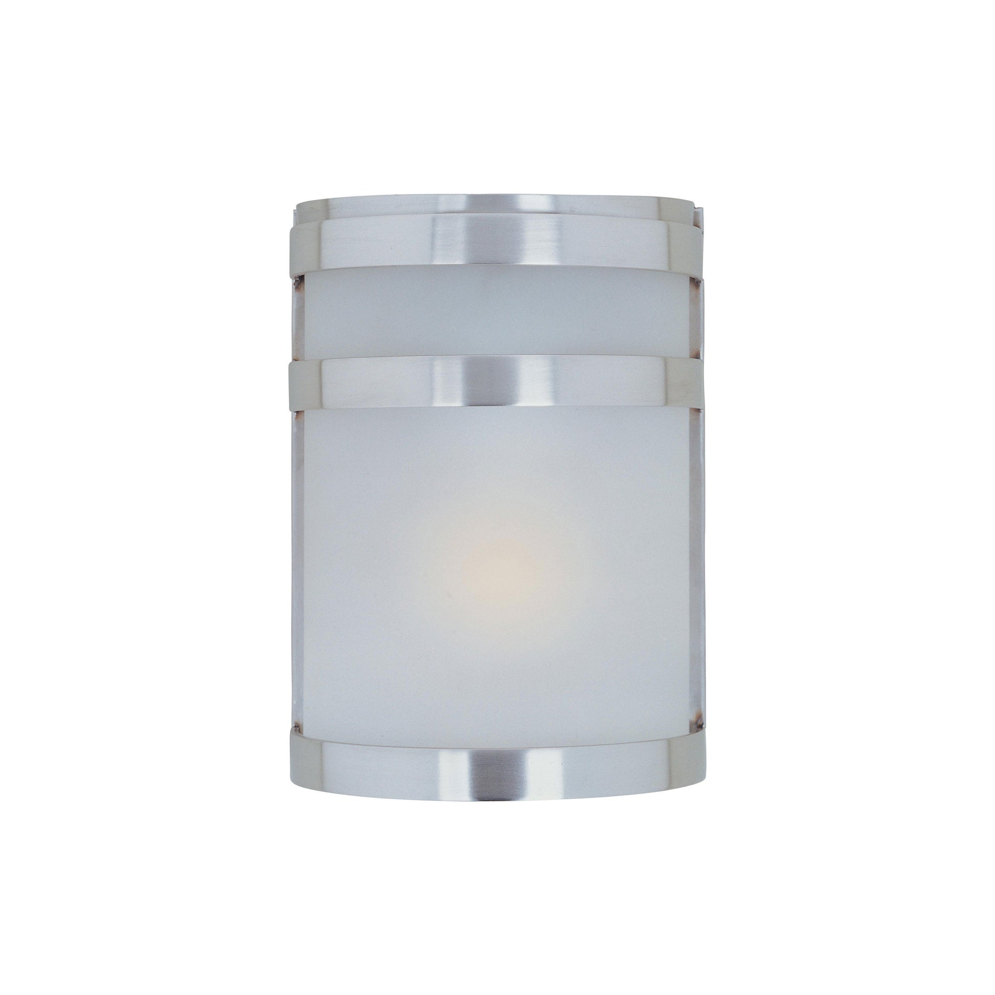 Arc Outdoor Wall Light in Incandescent/1-Light/Stainless Steel.