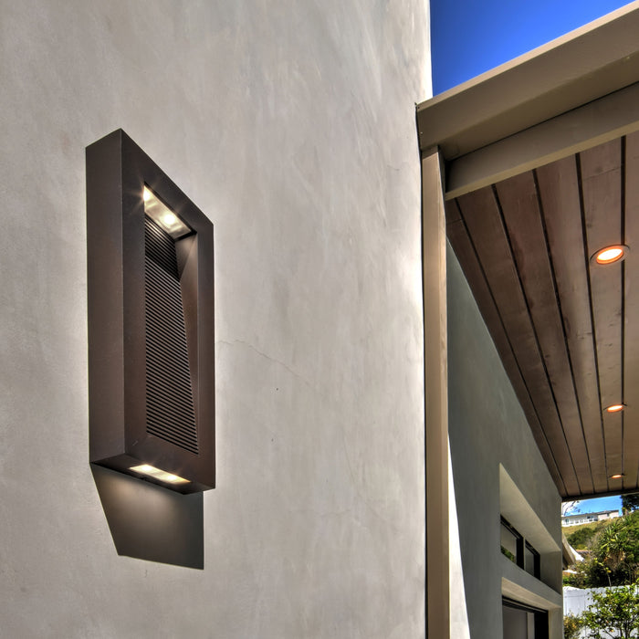 Avenue Outdoor LED Wall Light in Outside Area.