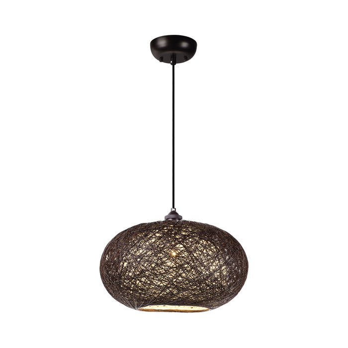 Bali Outdoor Pendant Light in Chocolate (Small).