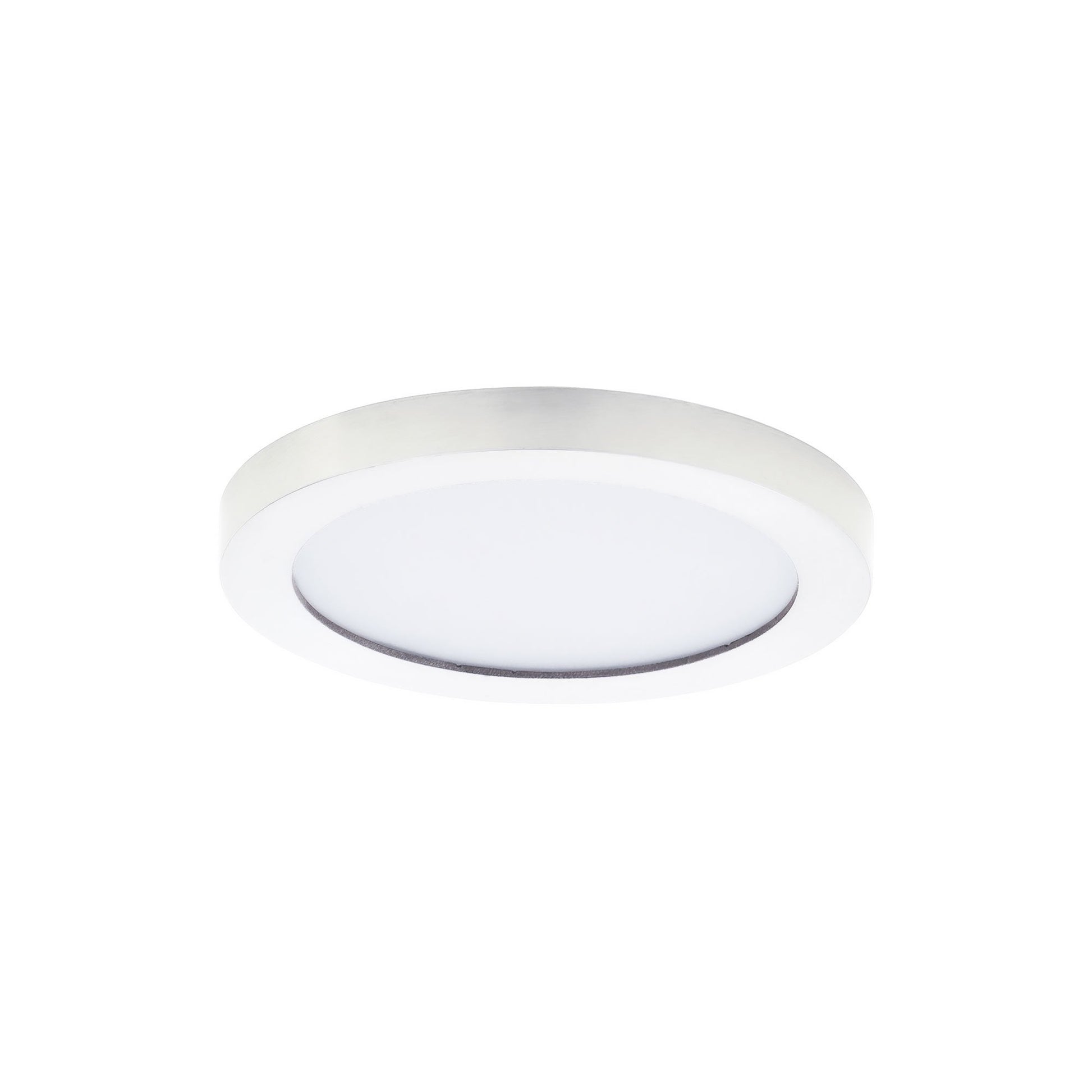Chip LED Flush Mount Ceiling Light in White (X-Small/Round).