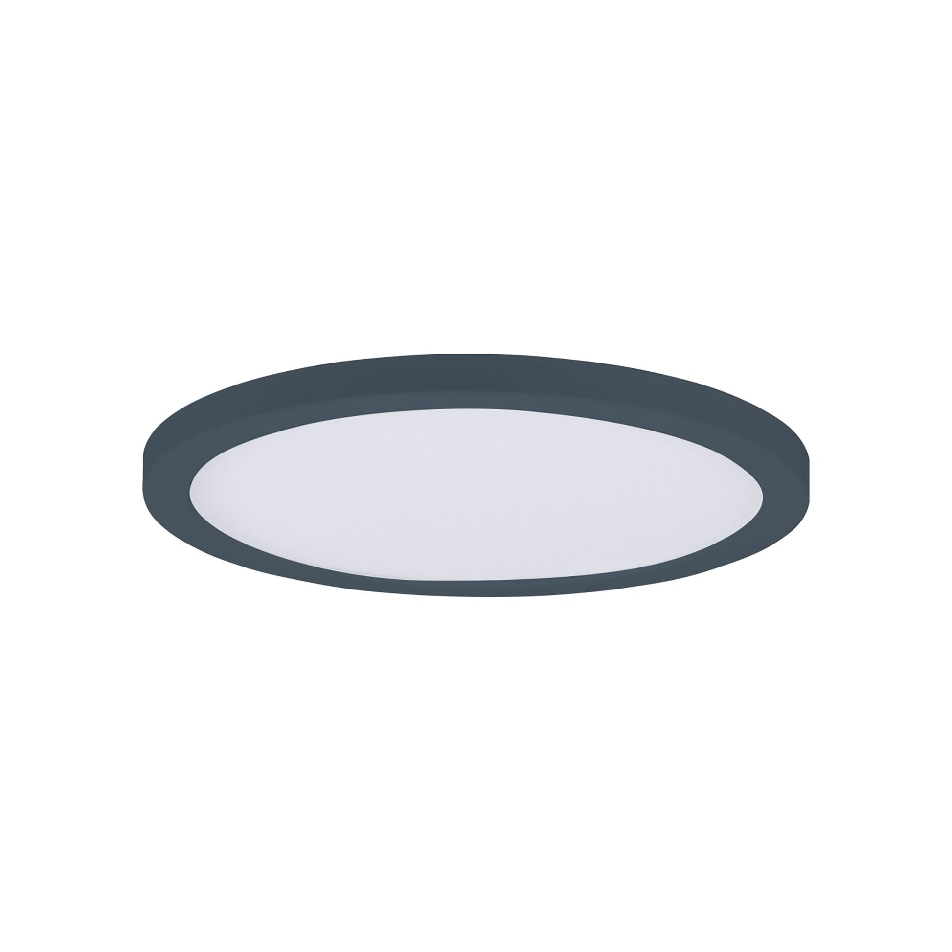 Chip LED Flush Mount Ceiling Light in Black (Small/Round).