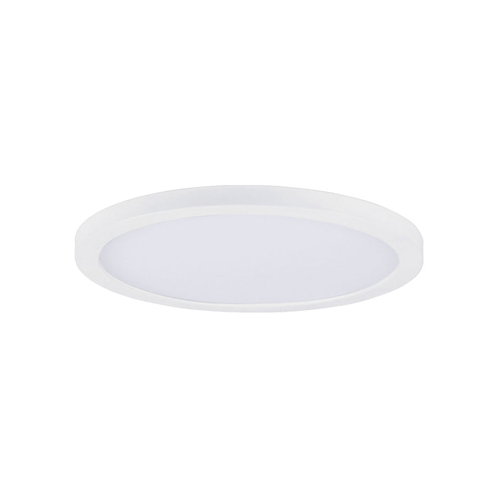 Chip LED Flush Mount Ceiling Light in Medium/Round/White.
