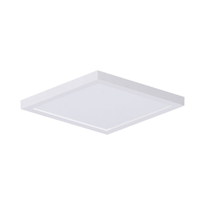 Chip LED Flush Mount Ceiling Light in Large/Square/White.