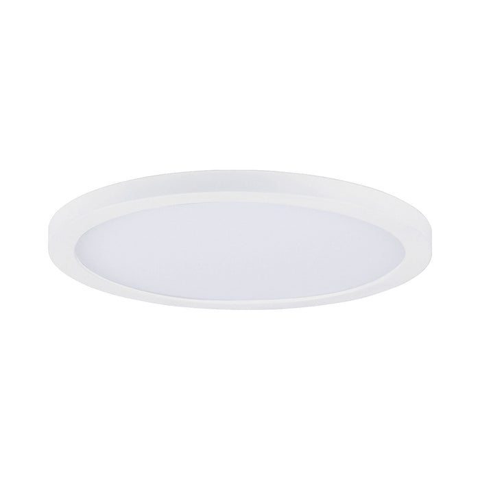 Chip LED Flush Mount Ceiling Light in Large/Round/White.
