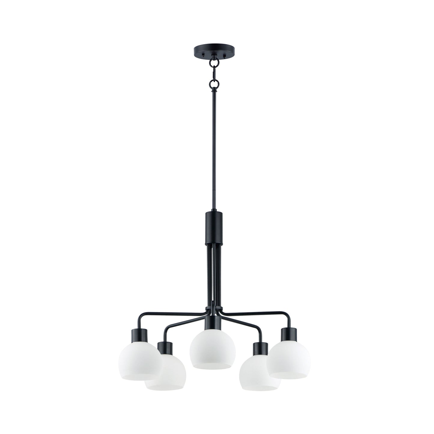 Coraline Chandelier in Black (5-Light).