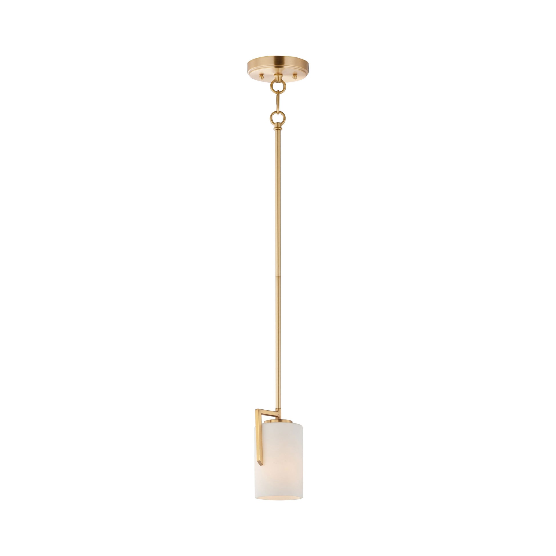 Dart Mini Pendant Light in Satin Brass.