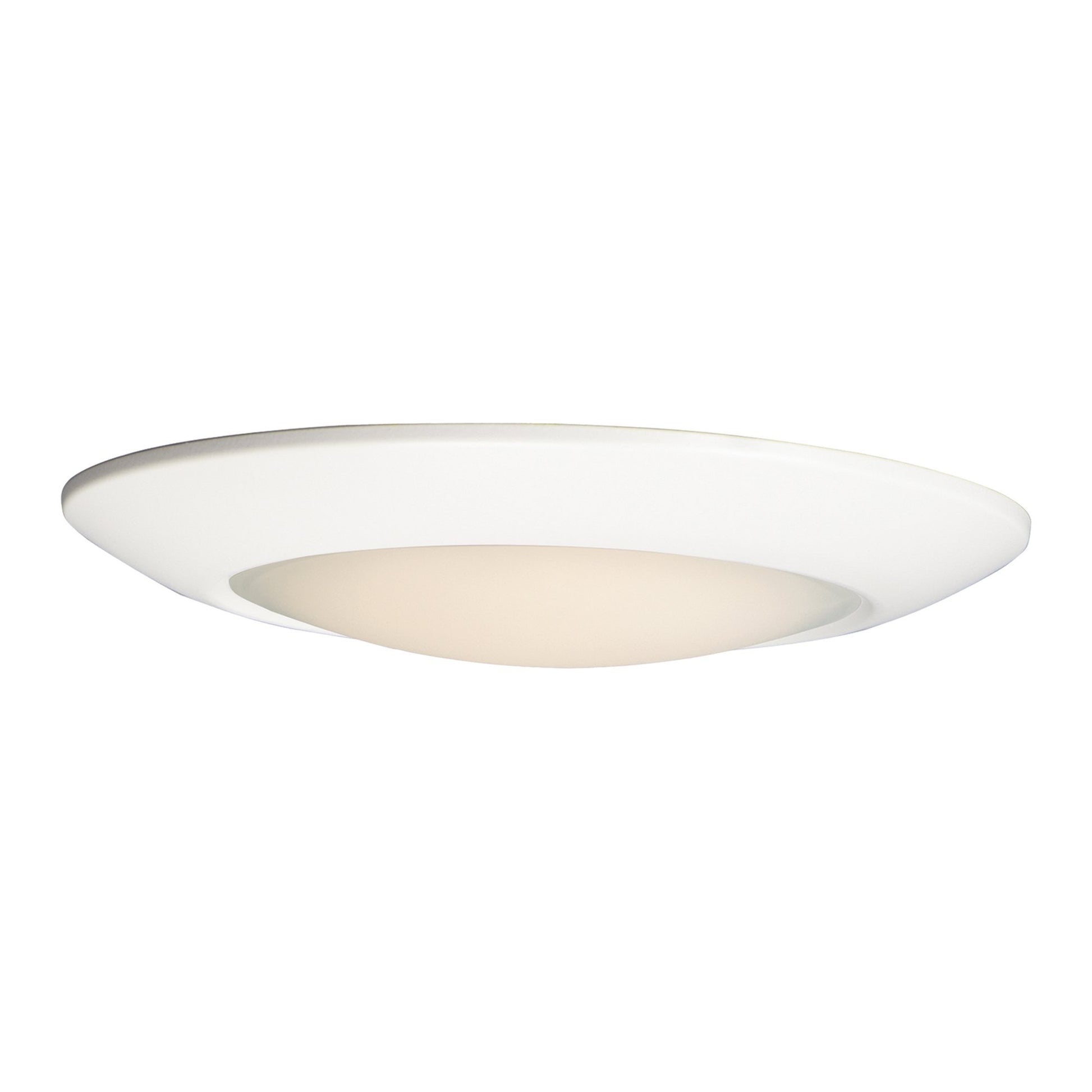 Diverse LED Flush Mount Ceiling Light in 13-Inch/White.