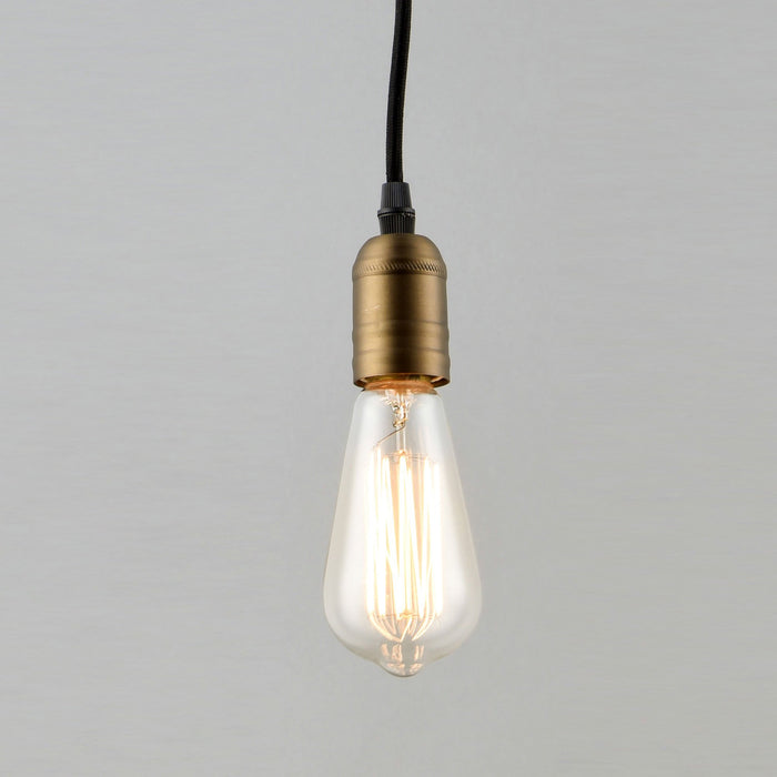 Early Electric Pendant Light in Detail.