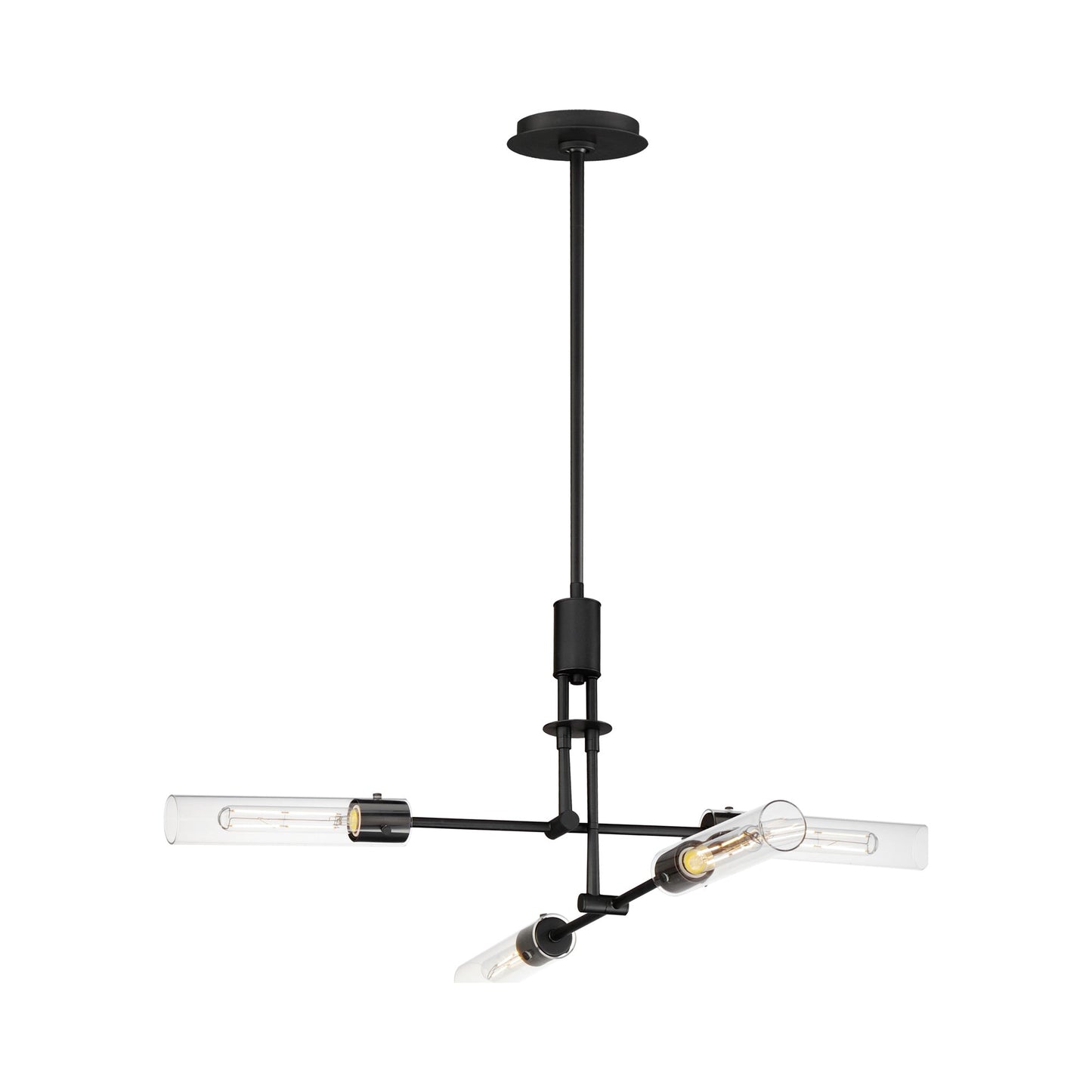 Equilibrium LED Pendant Light in Black.