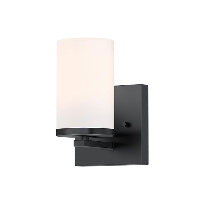 Lateral Bath Wall Light in Black.