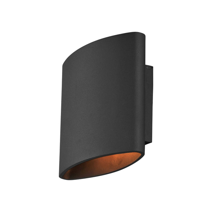 Lightray 7 Inch Outdoor LED Wall Light in Architectural Bronze.