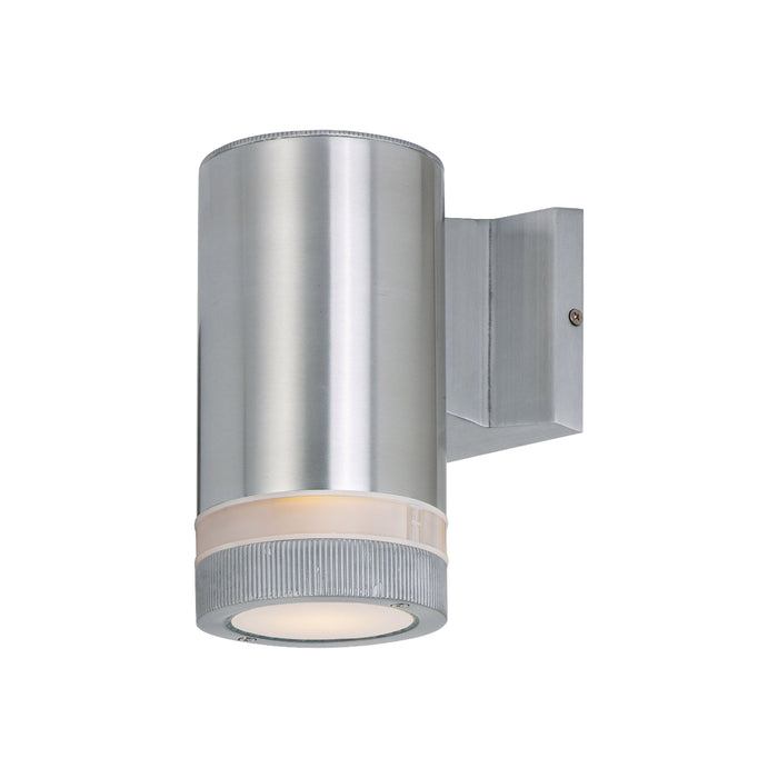 Lightray Outdoor Wall Light in Incandescent/Brushed Aluminum (8-Inch).