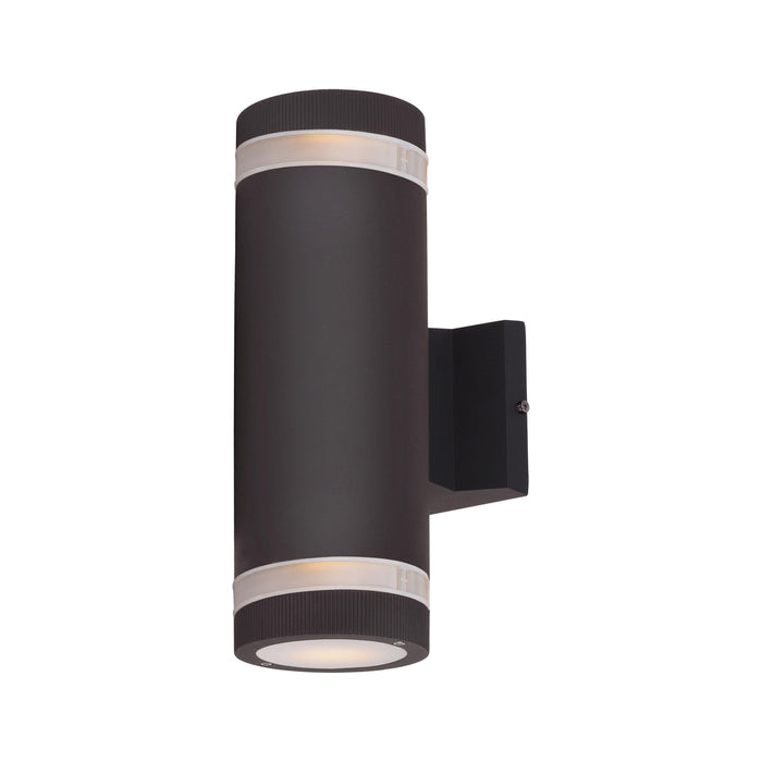 Lightray Outdoor Wall Light in Incandescent/Architectural Bronze (12-Inch).