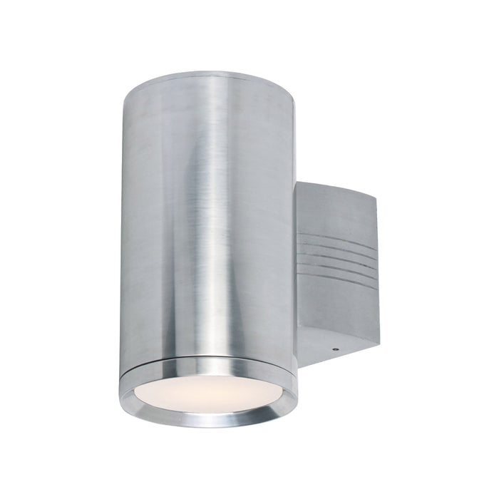 Lightray Outdoor Wall Light in LED/Brushed Aluminum (12-Inch).