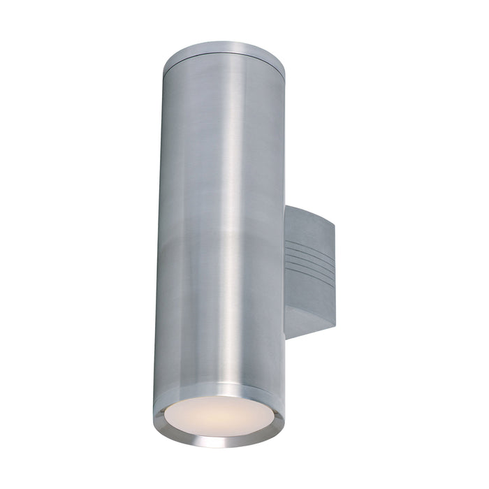 Lightray Outdoor Wall Light in Incandescent/Brushed Aluminum (9.25-Inch).