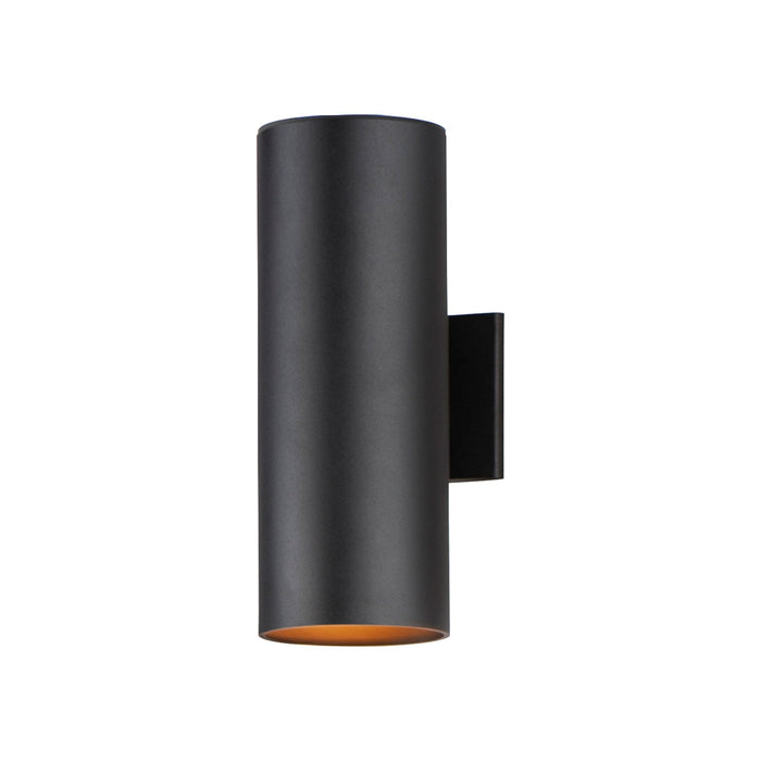 Outpost Outdoor Wall Light in Incandescent/5-Inch/Medium/Black.