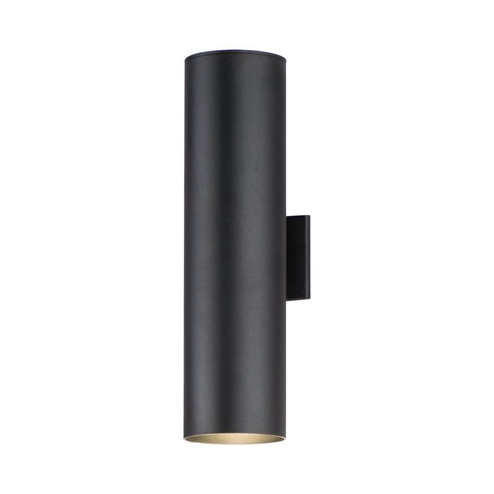 Outpost Outdoor Wall Light in LED/5-Inch/Long/Black.