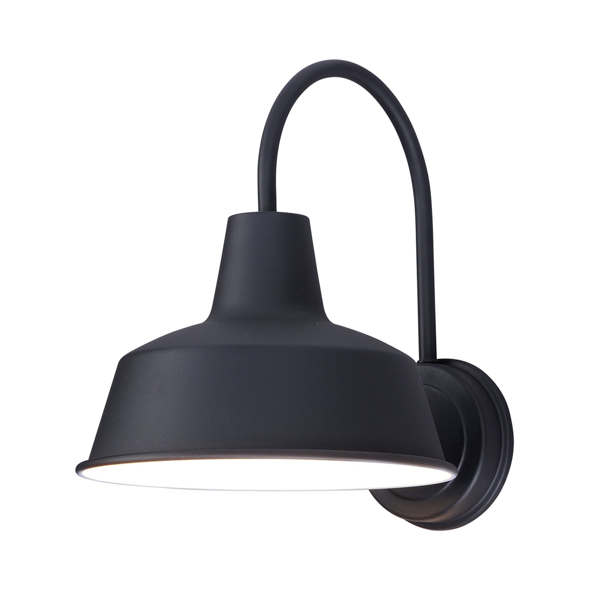 Pier M Outdoor Wall Light in Black (Medium).