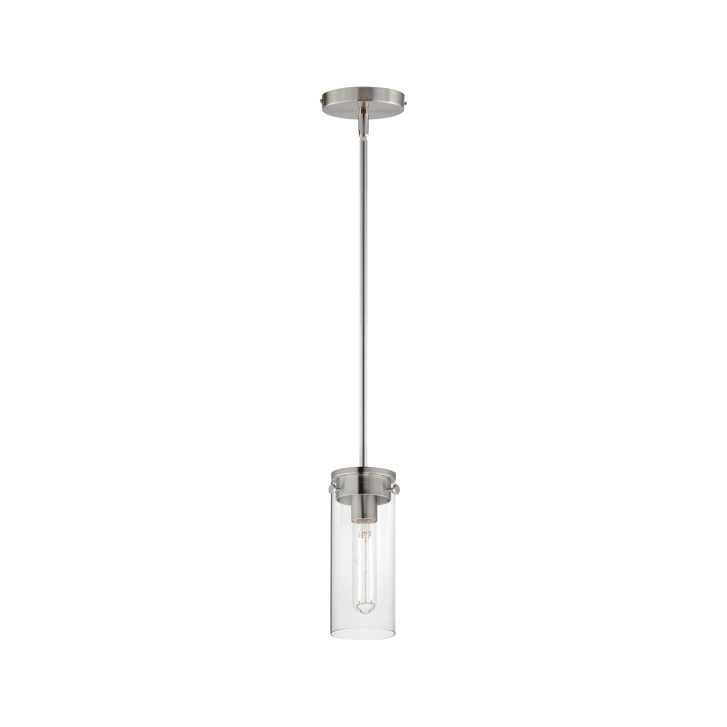 Pinn Wall Pendant Light in Satin Nickel (Small).