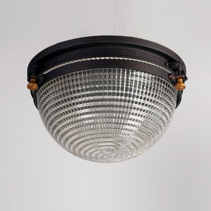 Portside Outdoor Flush Mount Ceiling Light in Detail.