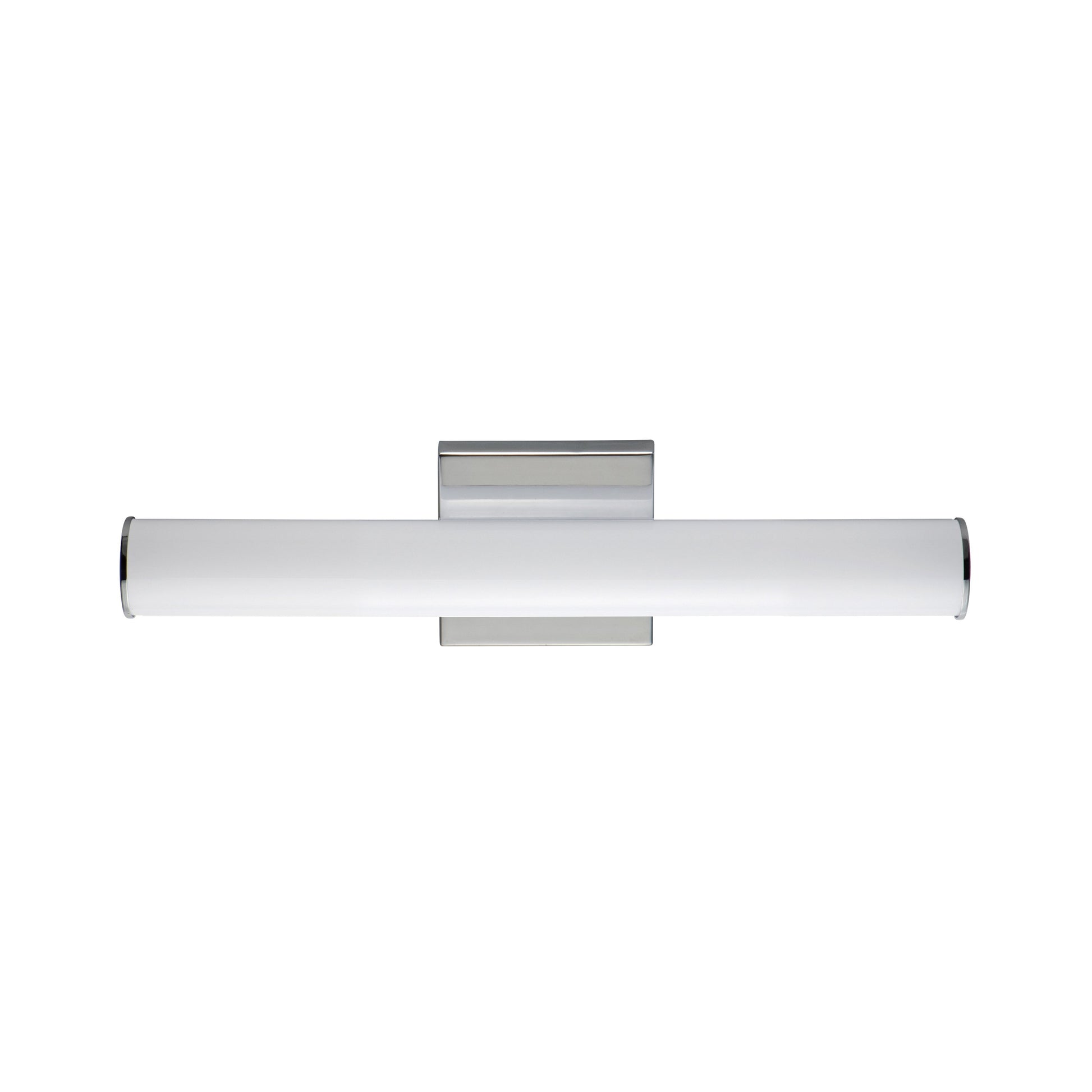 Rail LED Bath Vanity Light in Polished Chrome (18-Inch).