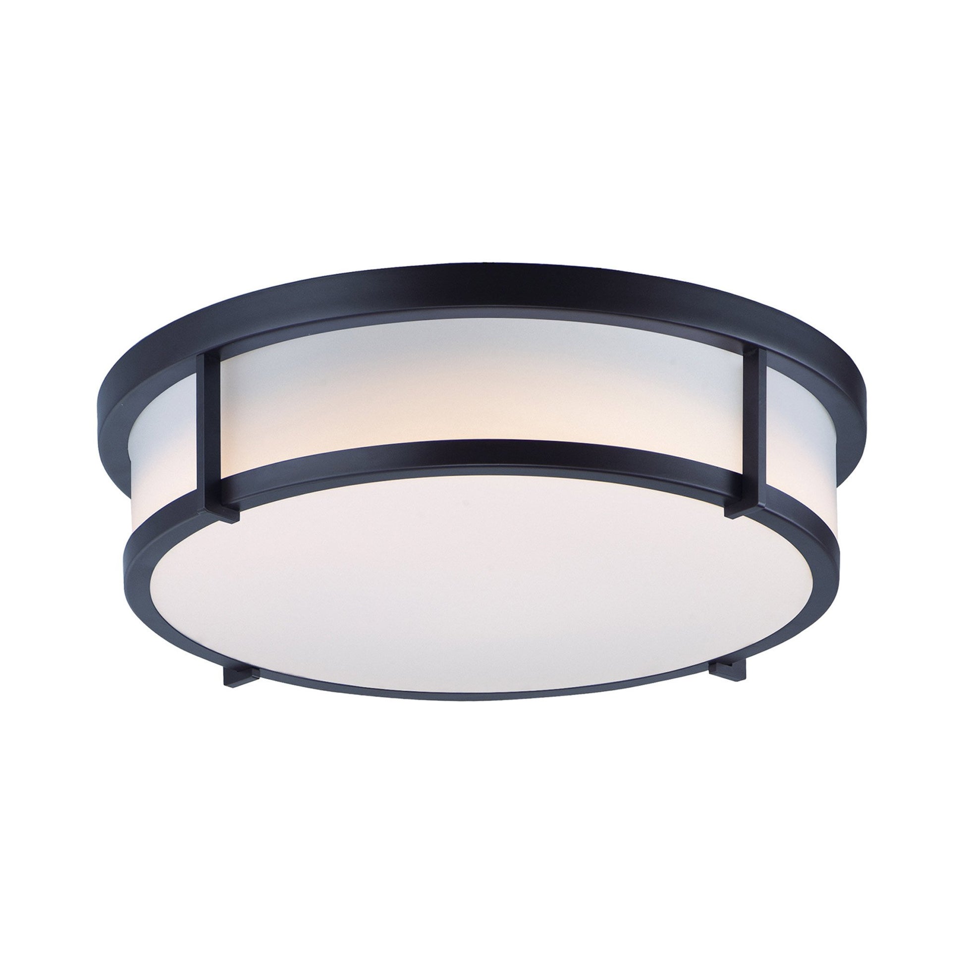 Rogue Flush Mount Ceiling Light in Black (3-Light).