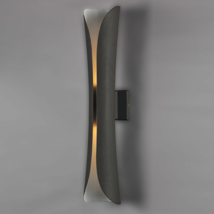 Scroll Outdoor LED Wall Light in Detail.