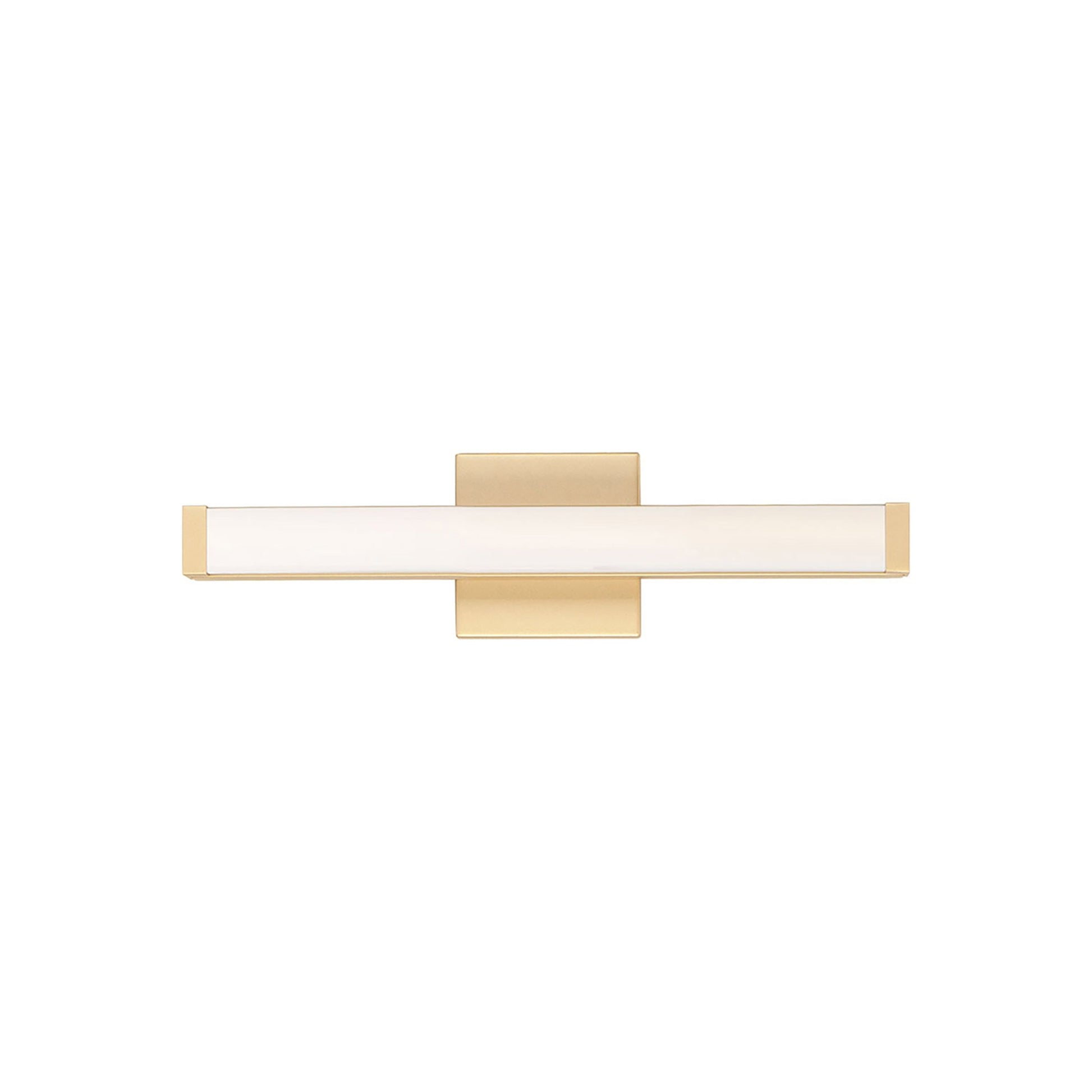 Spec LED Bath Vanity Light in Gold (18-Inch).