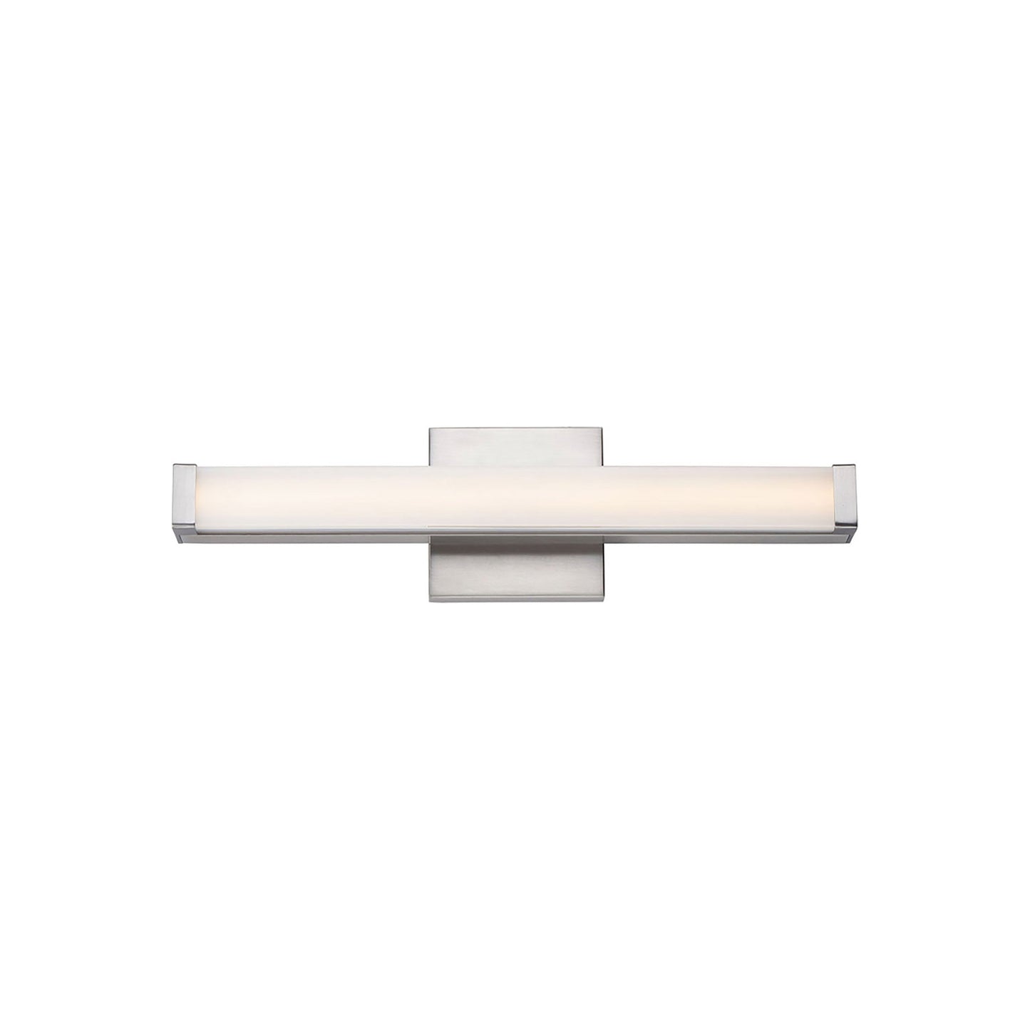 Spec LED Bath Vanity Light in Satin Nickel (X-Small).